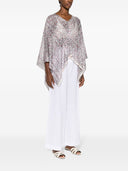 Missoni a zigzag pattern poncho