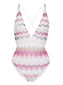 Missoni Beachwear Pre Deep Neckline Swimsuit