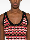 Missoni Zigzag Pattern Sleeveless Top