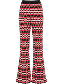 Missoni Zigzag Pattern Pantaloni svasati