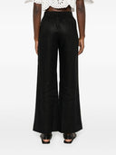 Ermanno Scervino Linen Wide Leg Trousers