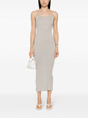 Majestic Ribbed Viscose Long Dress