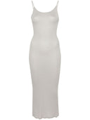 Majestic Ribbed Viscose Long Dress