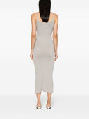 Majestic Ribbed Viscose Long Dress