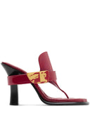 Burberry Leder Tanga Sandalen