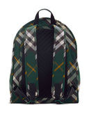 Burberry Check Motif Nylon Backpack