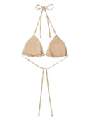 Burberry Checked Triangle Bikini Top