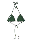 Burberry Checked Triangle Bikini Top