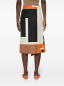 Fendi Printed Cotton Skirt