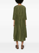 S Max Mara Cotton And Silk Blend Midi Dress