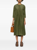 S Max Mara Cotton And Silk Blend Midi Dress