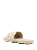 Bottega Veneta Jack Rafia Flat Sandals