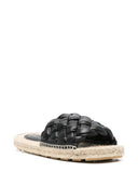Bottega Veneta Jack Leather Flat Sandals