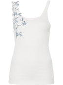 Ermanno Firenze Embroidered Tank Top