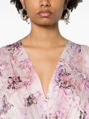 Iro Floral Print Silk Short Dress