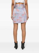 Iro Floral Print Silk Mini Skirt