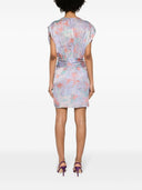 Vestido corto de seda con estampado floral IRO