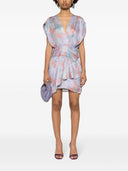 Vestido corto de seda con estampado floral IRO