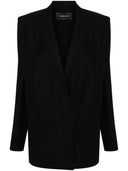 Fabiana Filippi Linen Blend Double Breasted Blazer