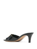 Fendi Fendi F Fold Leather Mules