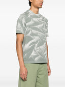 Paul Smith Sun Bleach Print Cotton T Shirt