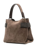 Brunello Cucinelli Suede Handbag