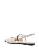 Brunello Cucinelli Leather Slingback Ballet Flat
