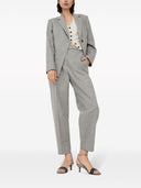 صندل برونيلو كوتشينيللي ذو الكعب العالي من الجلد السويدي