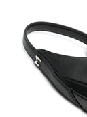 Mugler Spiral Curve 02 Mini Leather Shoulder Bag