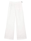 Emporio Armani Wide Leg Cotton Trousers