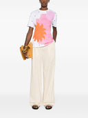 Paul Smith Large Sun Print Cotton T Shirt