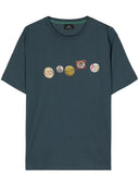Paul Smith 배지는면 T 셔츠를 인쇄합니다