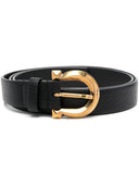 Ferragamo Gancini Leather Belt