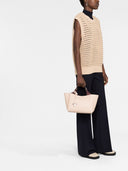 Tod's T Timeless Mini Leather Tote Bag