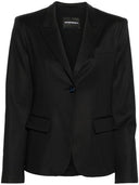 Emporio Armani Cotton Blazer Single Blazer
