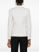 Emporio Armani Cotton Blend Single Breasted Blazer