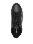 E 'clat logo lederen sneakers