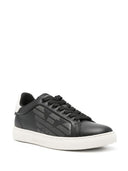 E 'clat logo lederen sneakers