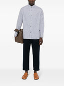 Emporio Armani gestreepte katoenen shirt