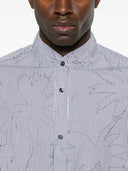 Emporio Armani gestreepte katoenen shirt