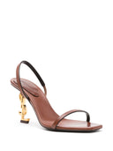Saint laurent opyum en cuir sandales