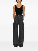 Saint Laurent Cotton Cargo Trousers