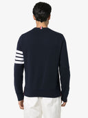 Thom Browne 4 Bar Cotton Crewneck Sweatshirt