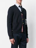 Thom Browne 4 Bar Cotton Cardigan