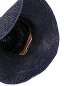 Paul Smith Ribbon Detail Straw Fedora Hat