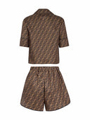 Fendi Ff Silk Pajama Set