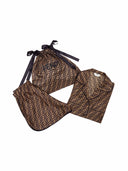 Fendi Ff Silk Pajama Set