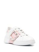 Roger Vivier Viv Skate Strass Buckle Sneakers