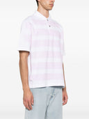Stone Island Striped Cotton Polo Shirt