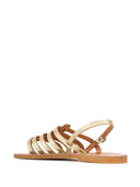 K Jacques St Tropez Homere Leather Flat Sandals